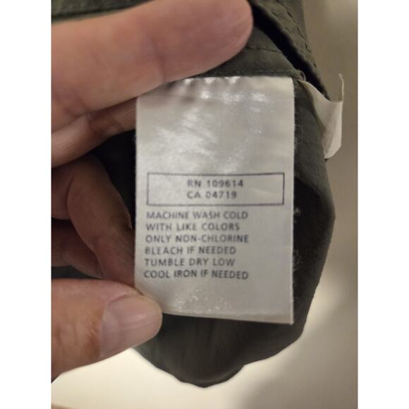 5.11 Tactical Ripstop Olive Green Shirt Size L Multi Pocket Vented Backside - Picture 13 of 13